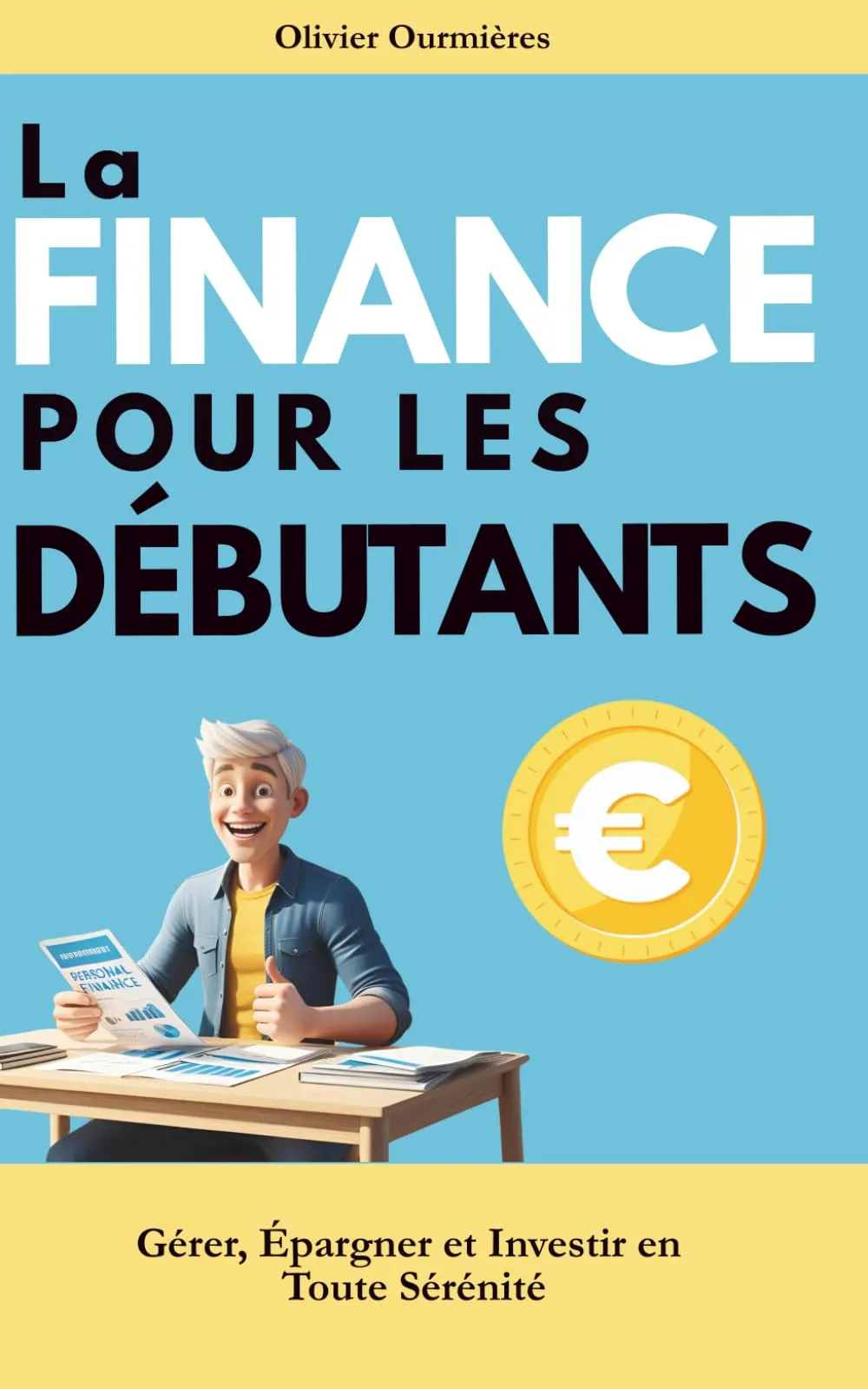 Billets de banque et pièces de monnaie éparpillés sur une table, avec des graphiques financiers en arrière-plan et un carnet