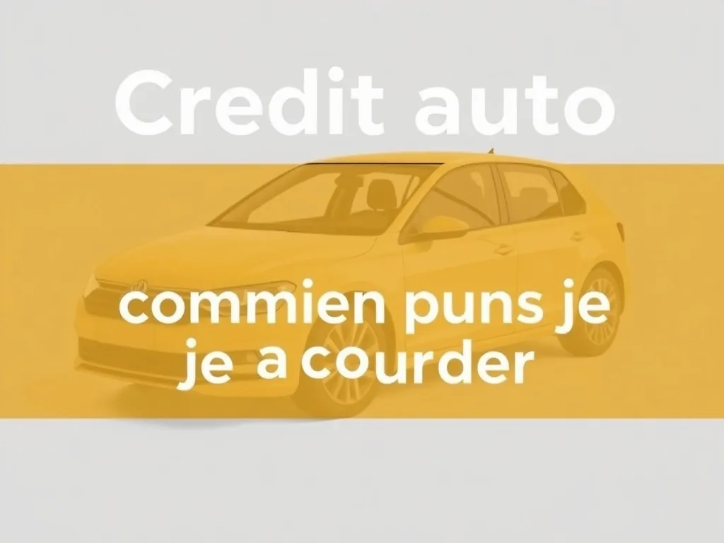 Personne analysant un dossier de crédit auto avec une calculette et des documents sur un bureau.